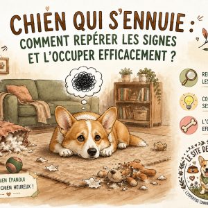 occupation d'un chien qui s'ennuie