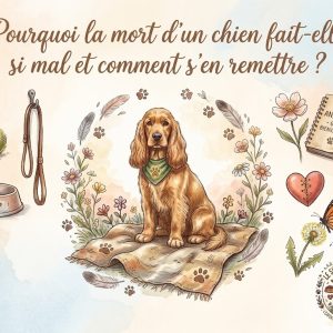 surmonter le deuil après la mort de son chien