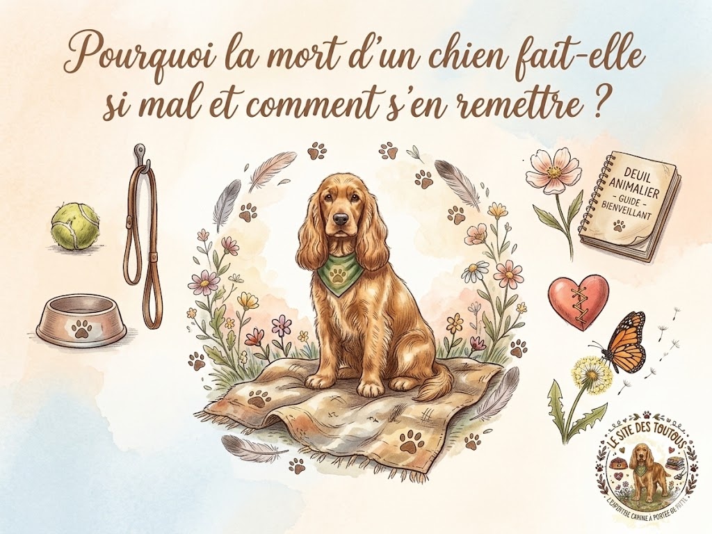 surmonter le deuil après la mort de son chien