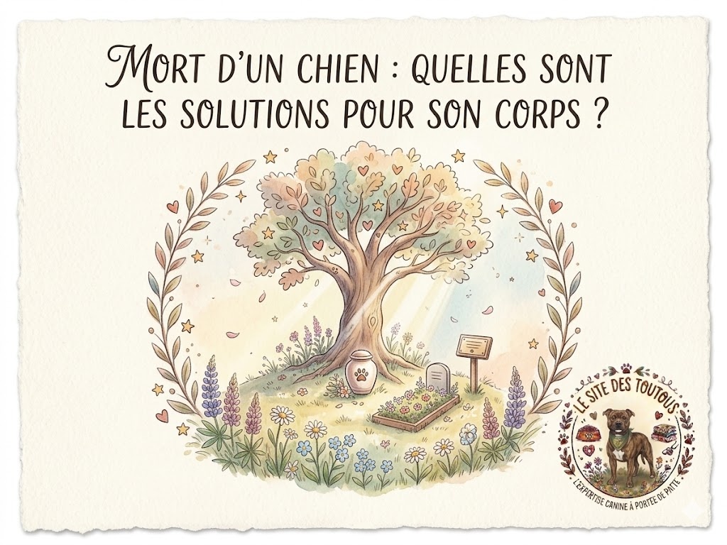 que faire du corps de son chien après sa mort