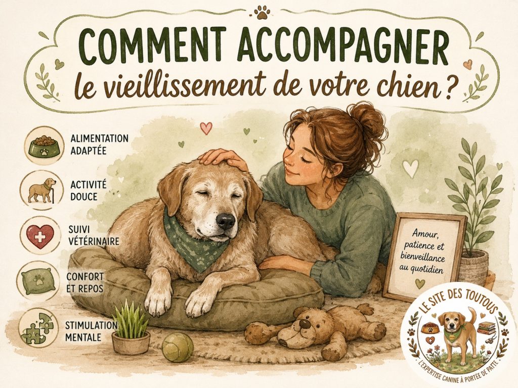 accompagnement vieillissement chien