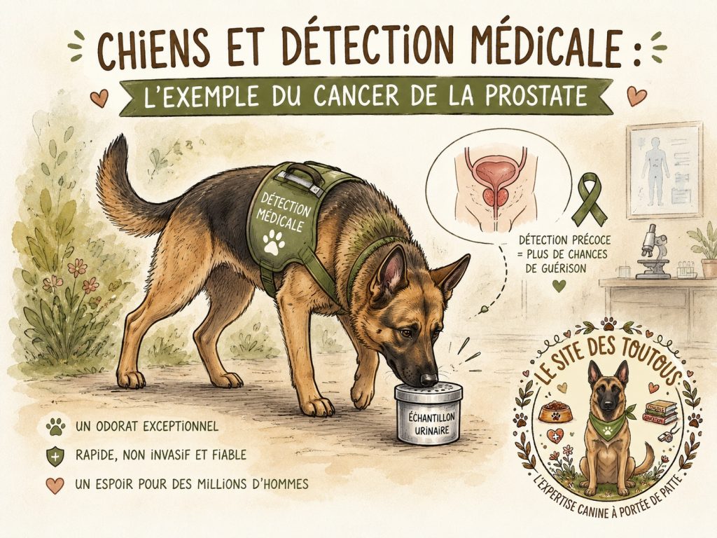 chiens détection cancer de la prostate