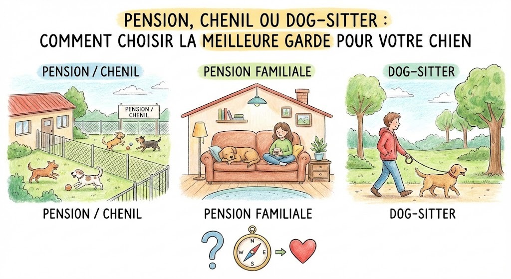 modes de garde pour les chiens