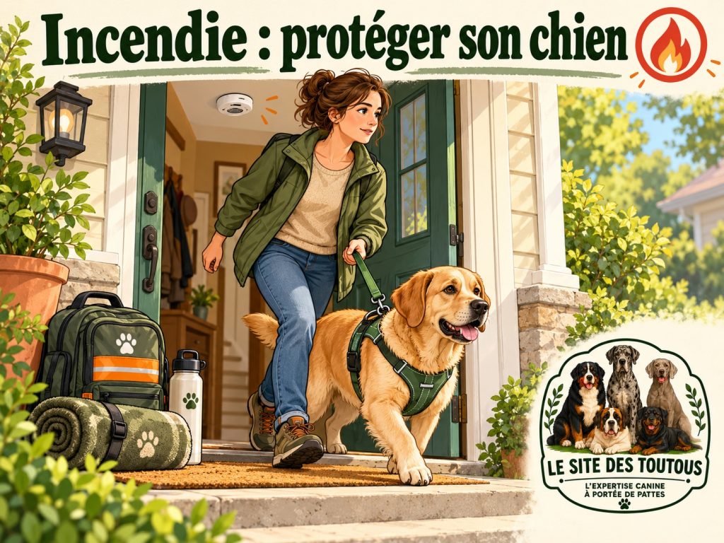protection chien incendie