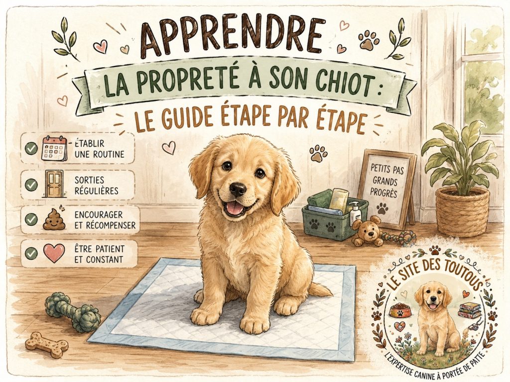 apprendre la propreté à un chiot