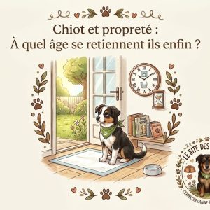 apprentissage de la propreté chez le chiot