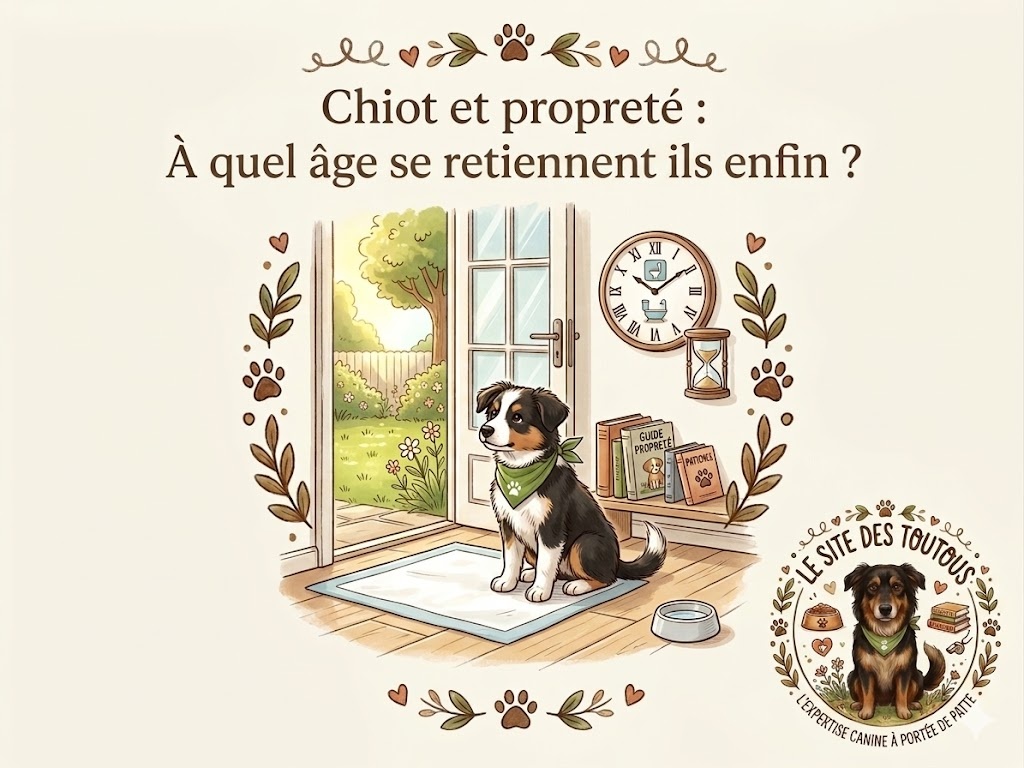 apprentissage de la propreté chez le chiot