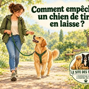 empêcher un chien de tirer en laisse
