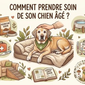 prendre soin d'un chien âgé
