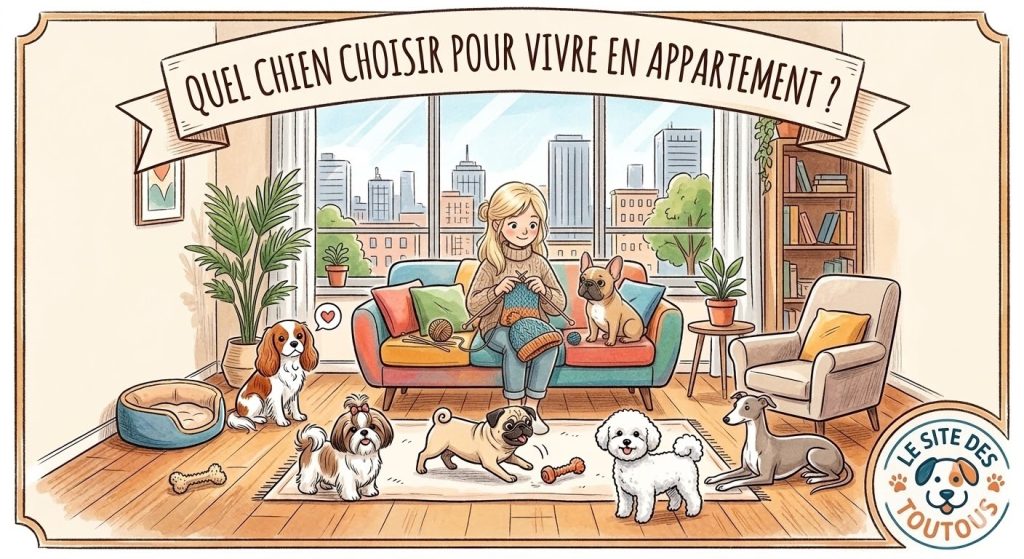 races de chiens adaptées pour vivre en appartement