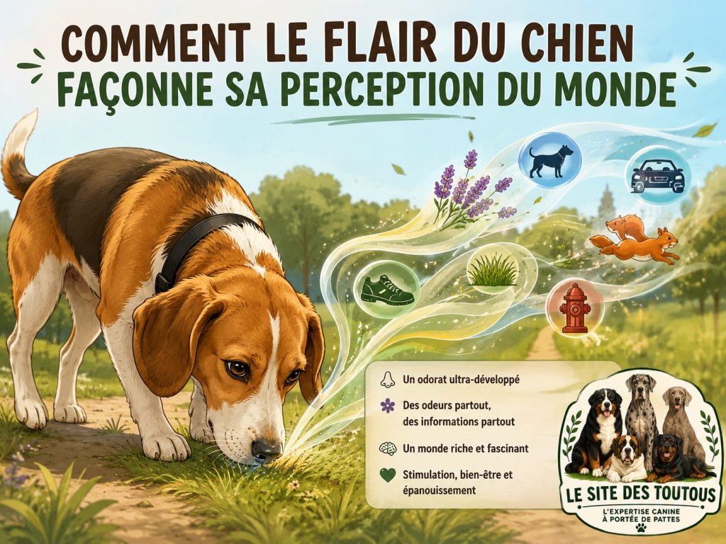 flair chien perception du monde
