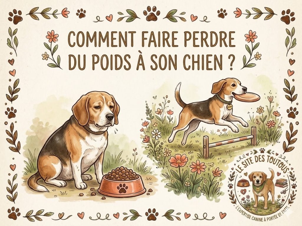 faire perdre du poids à un chien obèse