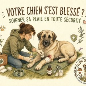 soigner plaie chien