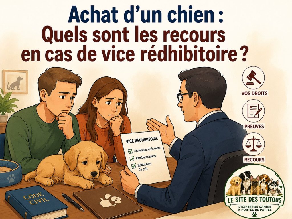 vives rédhibitoires achat chien