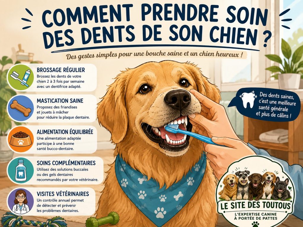 prendre soin dents chien
