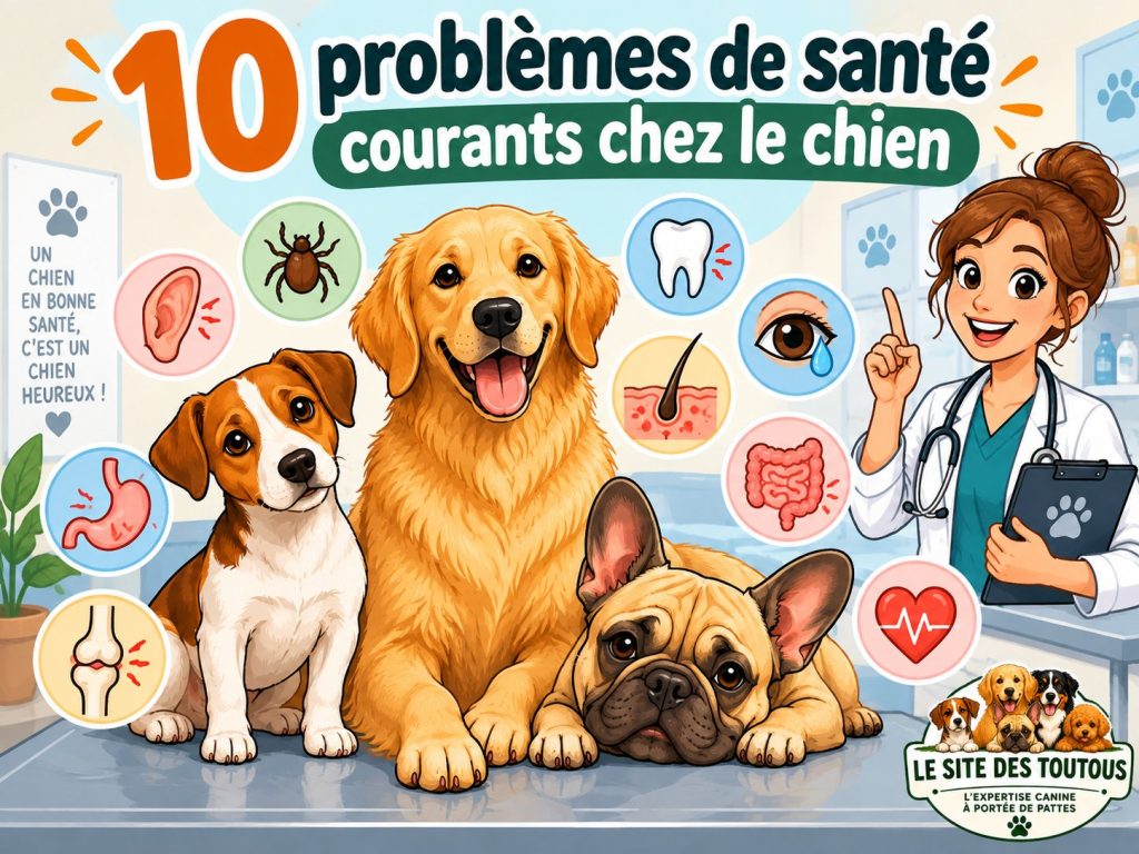 problèmes santé courants chien