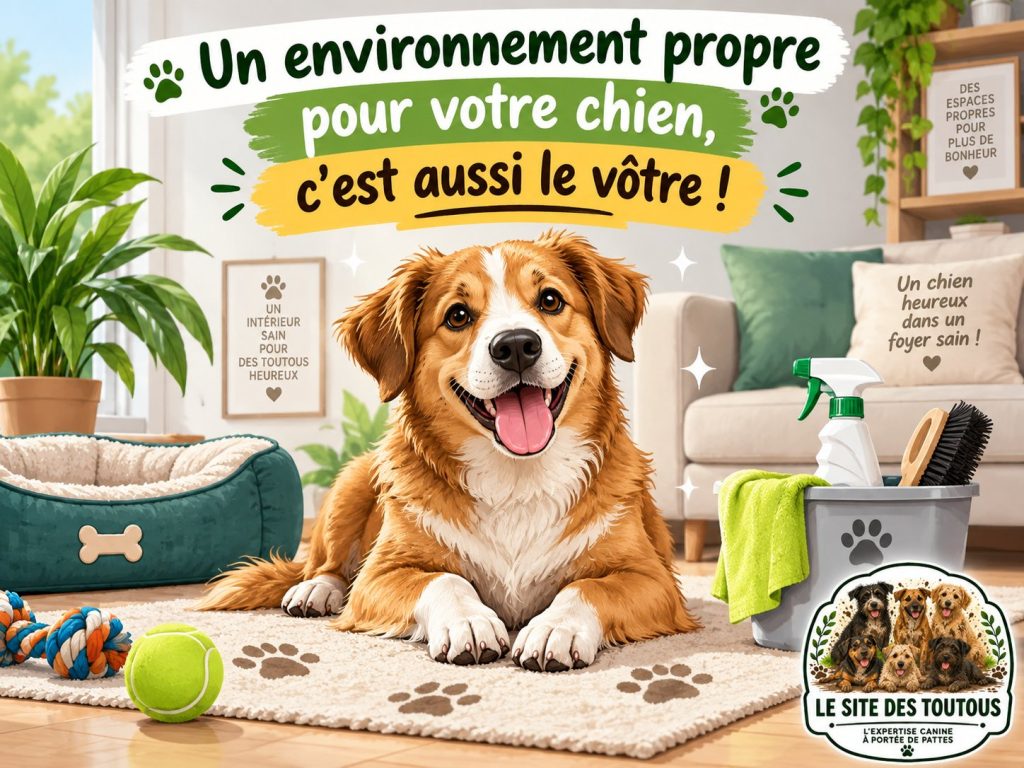 environnement propre chien