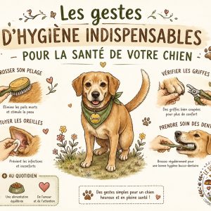 les gestes d'hygiène pour la santé du chien