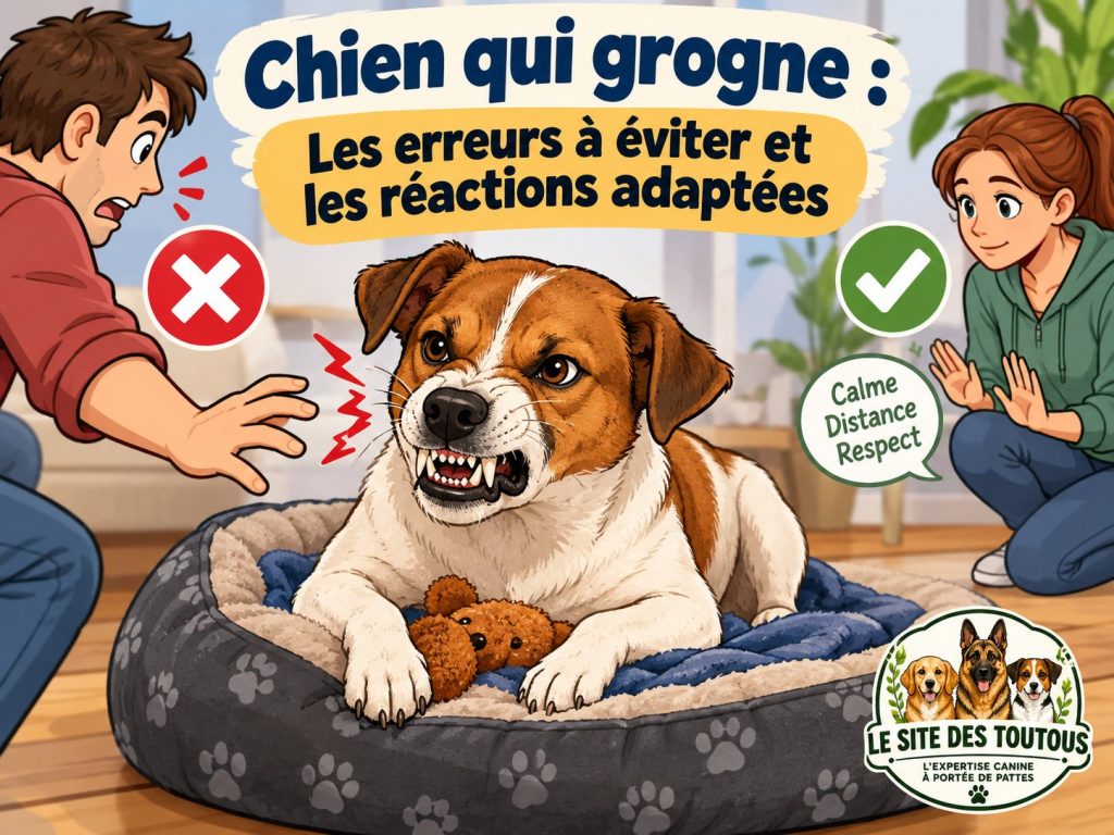 erreurs grognements chien