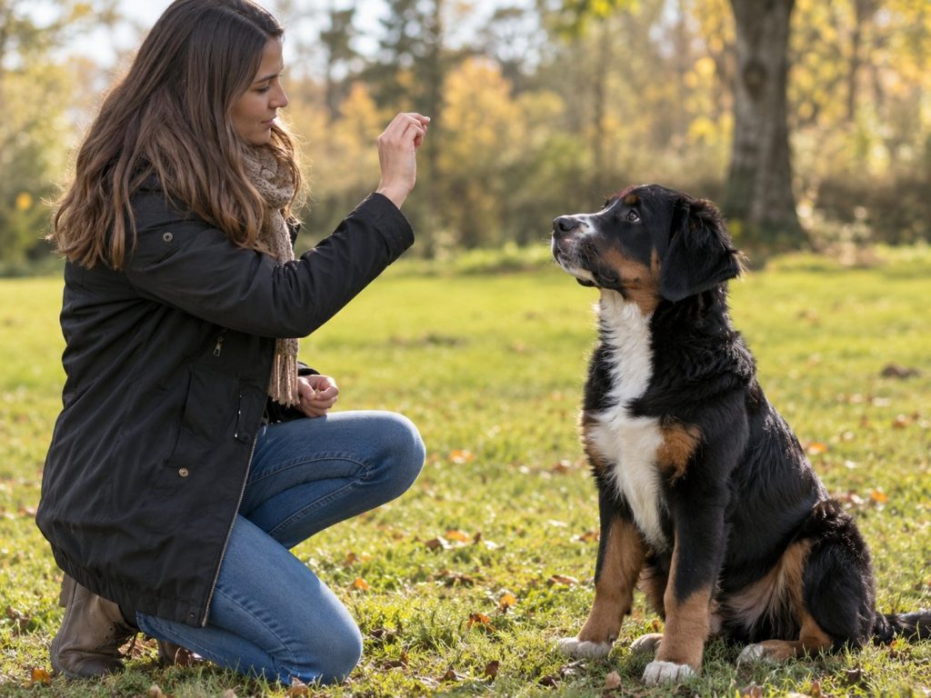 séance d'éducation chiot