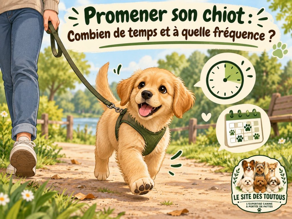 temps de promenade chiot