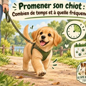 temps de promenade chiot