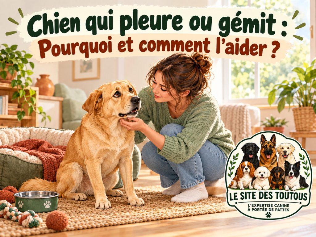 apaiser pleurs chien