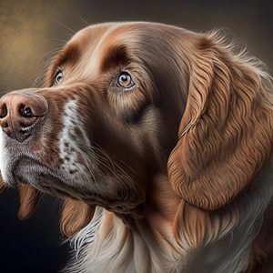 un chien âgé