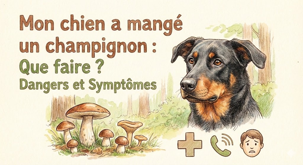 mon chien a mangé un champignon : Que faire ?