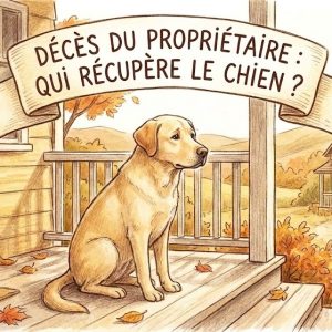 que devient un chien après le décès de son maître ?