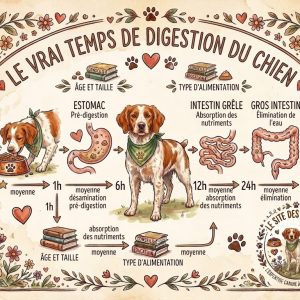 temps de digestion chez le chien