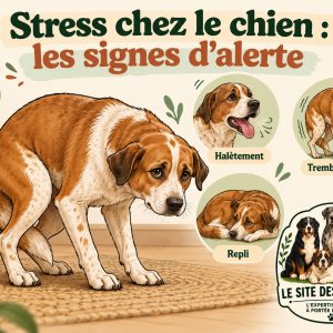 signes stress chien