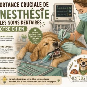 anesthésie soins dentaires chien