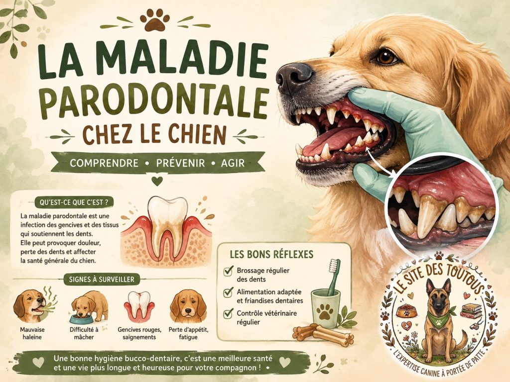 maladie parodontale chien
