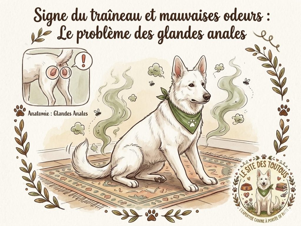 problème de glandes anales chez le chien