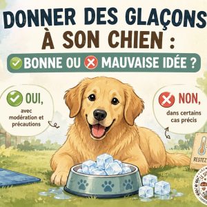 donner des glaçons à son chien