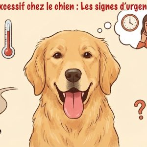 Halètement excessif chez le chien