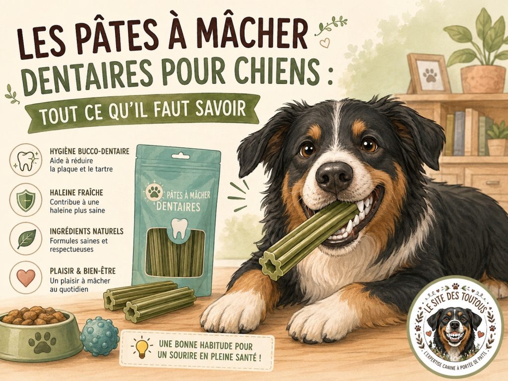 pâtes à mâcher dentaires chiens