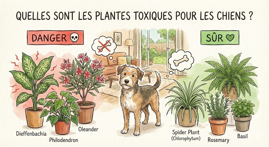 plantes toxiques pour les chiens