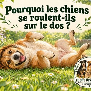chien roulade sur le dos