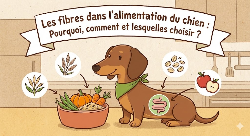 fibres dans l'alimentation du chien