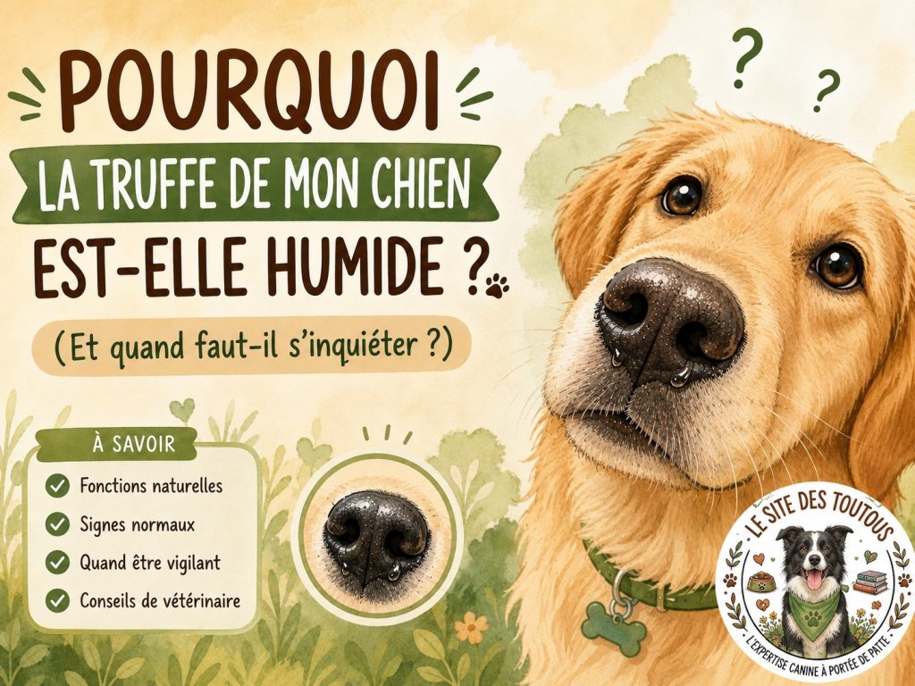 truffe humide chien