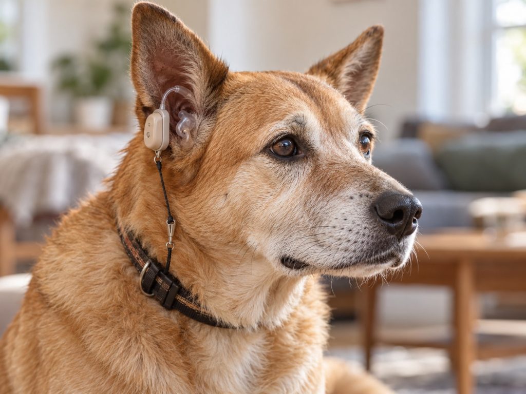 chien prothèse auditive