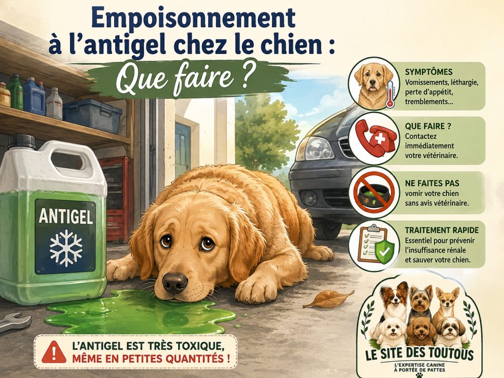 empoisonnement antigel chien