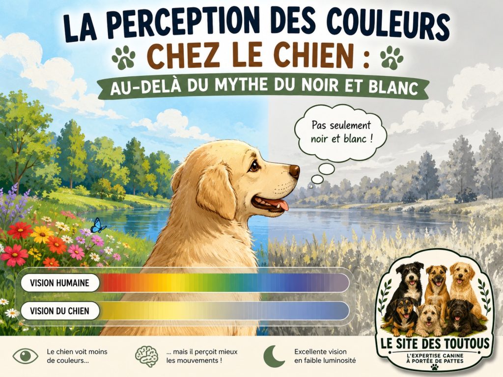 perception des couleurs chez le chien