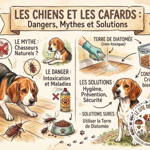 Les chiens chassent-ils les cafards