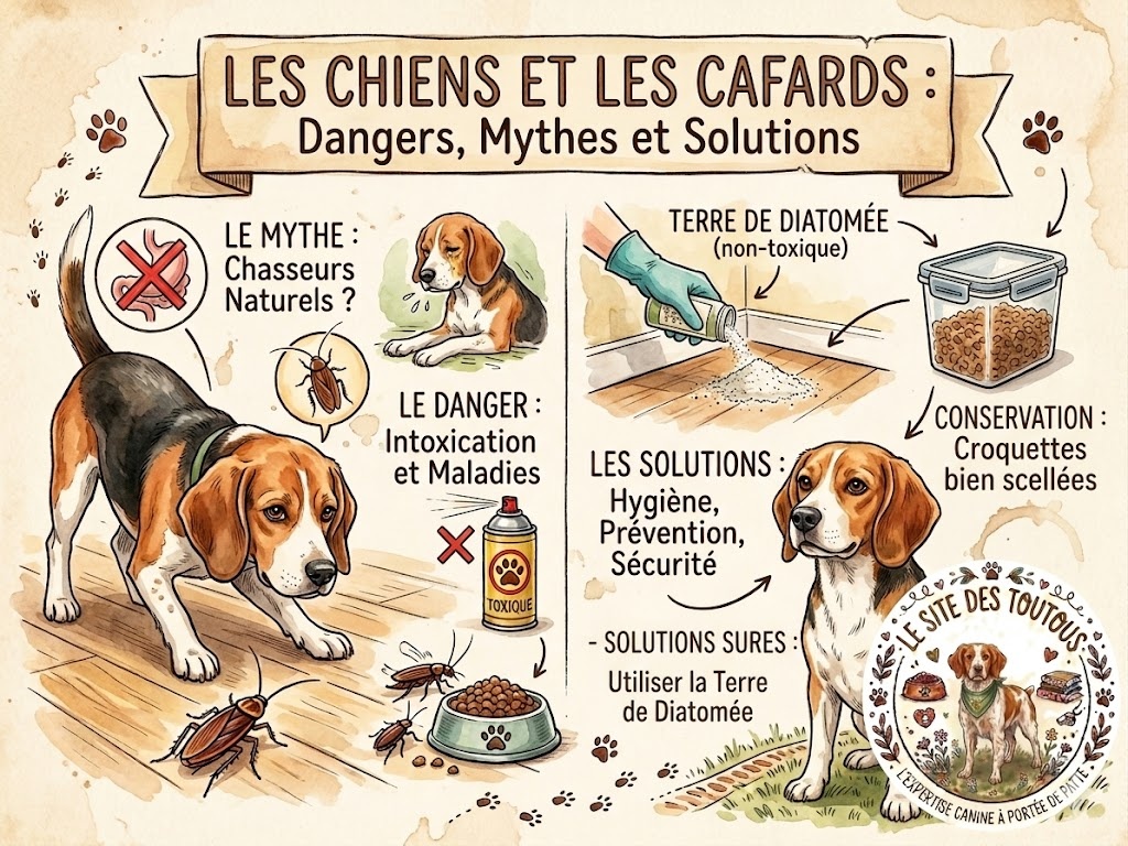 Les chiens chassent-ils les cafards