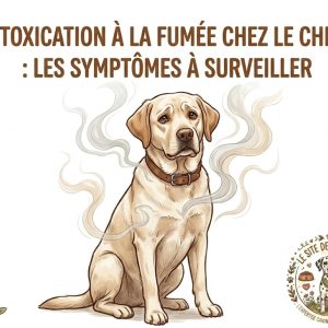 Inhalation de fumée par le chien
