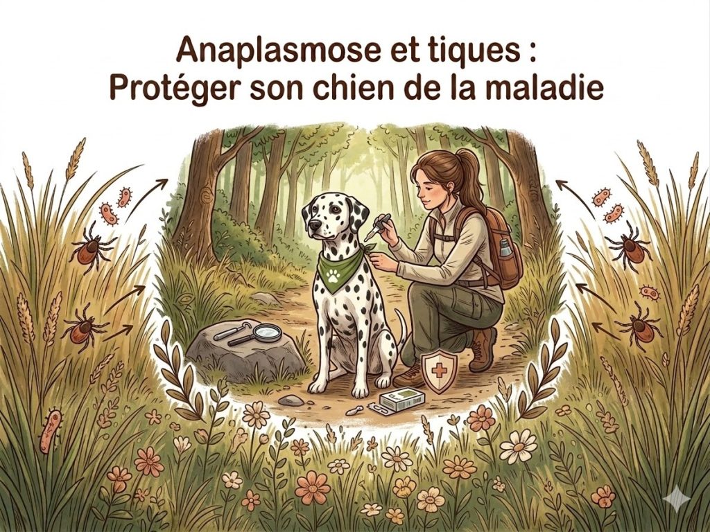 anaplasmose - protéger chien tiques
