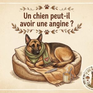 un chien peut-il attraper une angine ?